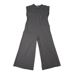 Striped Jumpsuit NWT Womens XL Cicy Bell Wide Leg Stretch Comfortable